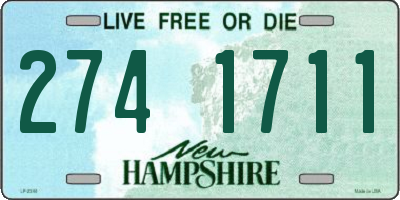 NH license plate 2741711