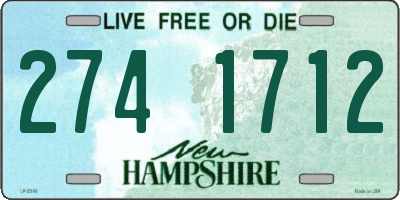 NH license plate 2741712