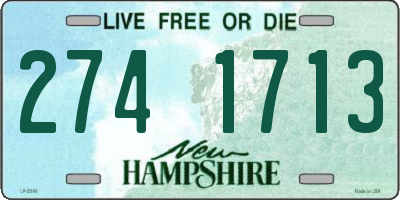 NH license plate 2741713