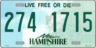 NH license plate 2741715