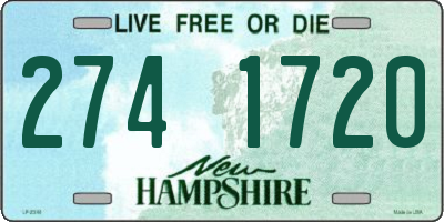 NH license plate 2741720
