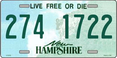 NH license plate 2741722
