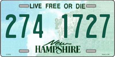 NH license plate 2741727