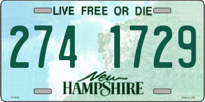 NH license plate 2741729