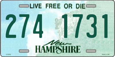 NH license plate 2741731