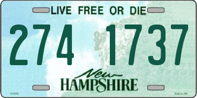 NH license plate 2741737