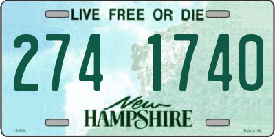 NH license plate 2741740