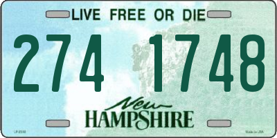 NH license plate 2741748
