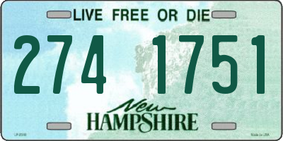 NH license plate 2741751