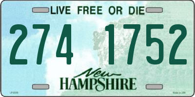 NH license plate 2741752