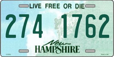 NH license plate 2741762