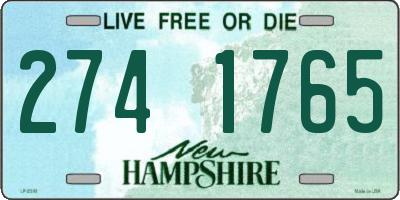 NH license plate 2741765