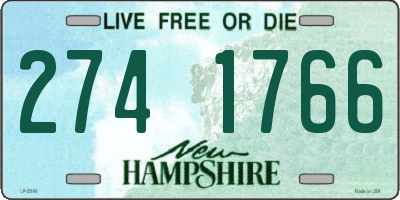 NH license plate 2741766