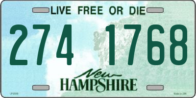 NH license plate 2741768