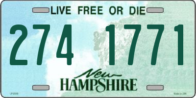 NH license plate 2741771