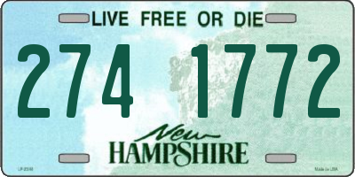 NH license plate 2741772