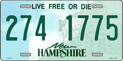 NH license plate 2741775