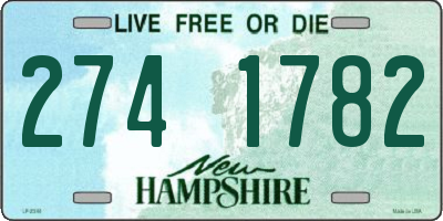 NH license plate 2741782