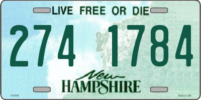 NH license plate 2741784