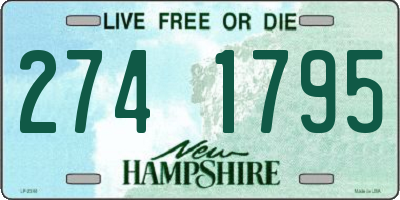 NH license plate 2741795