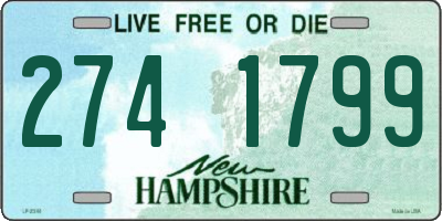 NH license plate 2741799