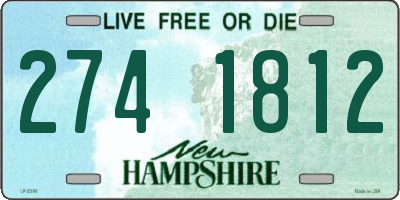 NH license plate 2741812