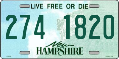 NH license plate 2741820