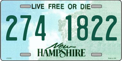 NH license plate 2741822