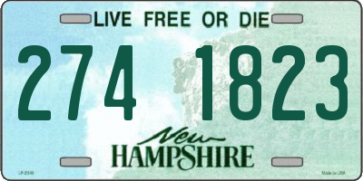 NH license plate 2741823