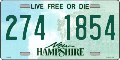 NH license plate 2741854