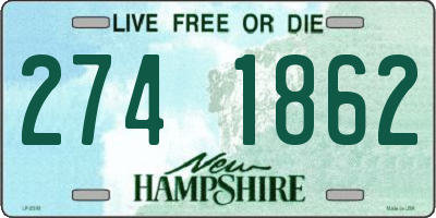 NH license plate 2741862