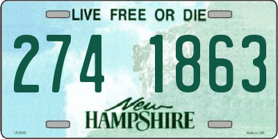 NH license plate 2741863