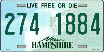 NH license plate 2741884