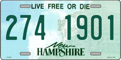 NH license plate 2741901
