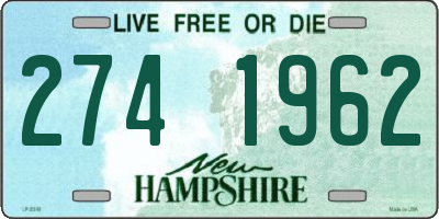 NH license plate 2741962