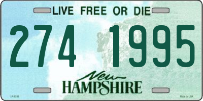 NH license plate 2741995