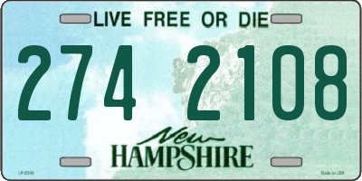 NH license plate 2742108
