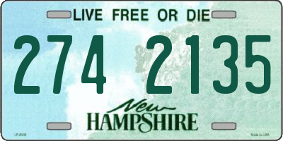NH license plate 2742135