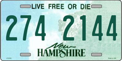 NH license plate 2742144