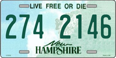 NH license plate 2742146