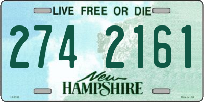 NH license plate 2742161