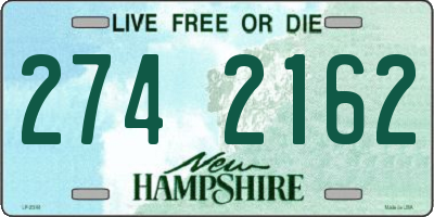 NH license plate 2742162