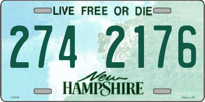 NH license plate 2742176