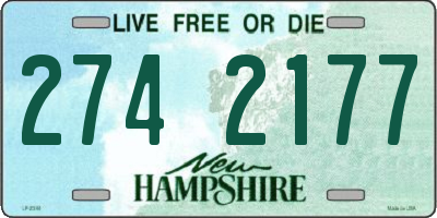 NH license plate 2742177