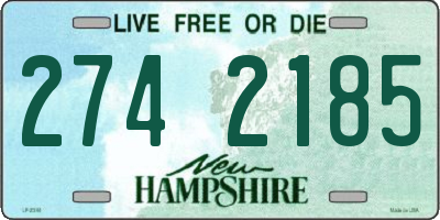 NH license plate 2742185