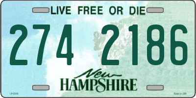 NH license plate 2742186
