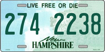 NH license plate 2742238