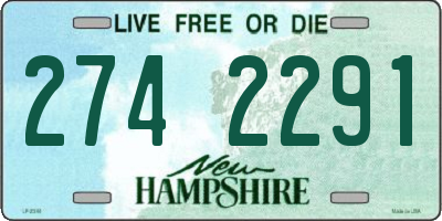 NH license plate 2742291