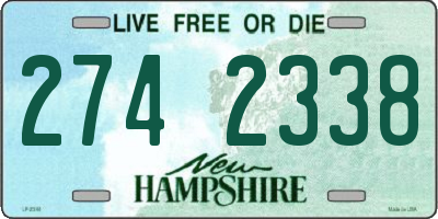 NH license plate 2742338