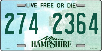NH license plate 2742364